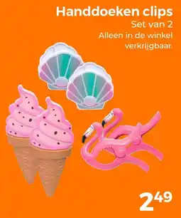 Trekpleister Handdoeken clips aanbieding