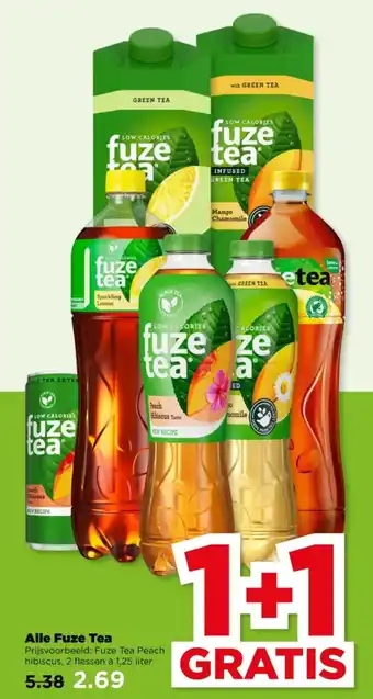 PLUS Alle Fuze Tea aanbieding