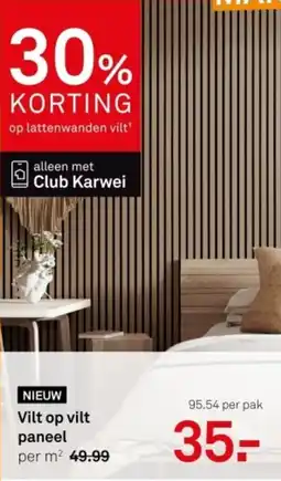 Karwei Vilt op vilt paneel aanbieding