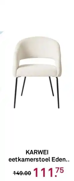 Karwei KARWEI eetkamerstoel Eden aanbieding