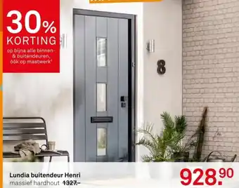 Karwei Lundia buitendeur Henri aanbieding