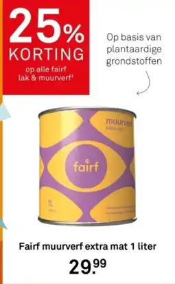 Karwei Fairf muurverf extra mat aanbieding