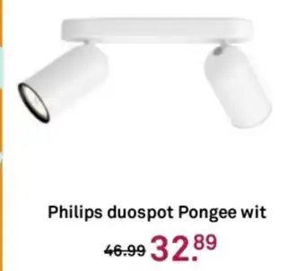 Karwei Philips duospot Pongee wit aanbieding