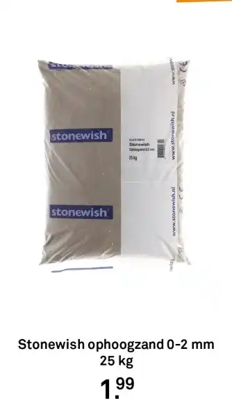 Karwei Stonewish ophoogzand 0-2 mm aanbieding