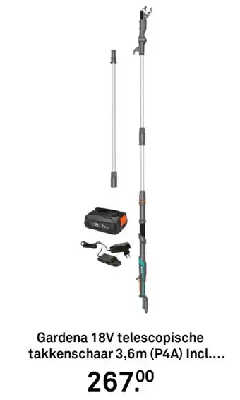Karwei Gardena 18V telescopische takkenschaar aanbieding