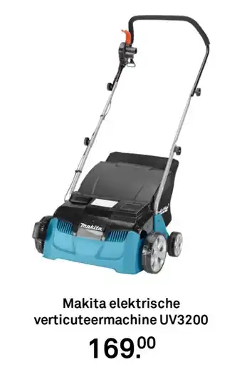 Karwei Makita elektrische verticuteermachine UV3200 aanbieding