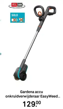 Karwei Gardena accu onkruidverwijderaar EasyWeed aanbieding