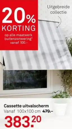 Karwei Cassette uitvalscherm aanbieding