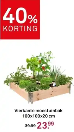 Karwei Vierkante moestuinbak aanbieding