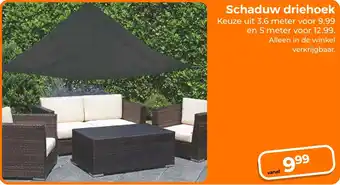 Trekpleister Schaduw driehoek aanbieding