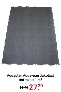 Karwei Aquaplan Aqua-pan dakplaat antraciet 1 m² aanbieding