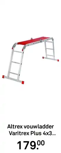 Karwei Altrex vouwladder Varitrex Plus 4x3.. aanbieding