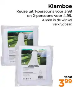 Trekpleister Klamboe aanbieding