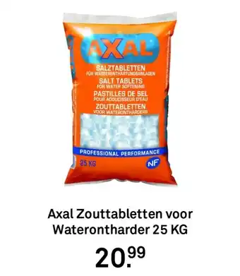 Karwei Axal Zouttabletten voor Waterontharder aanbieding