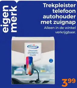 Trekpleister Trekpleister telefoon autohouder met zuignap aanbieding