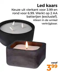Trekpleister Led kaars aanbieding