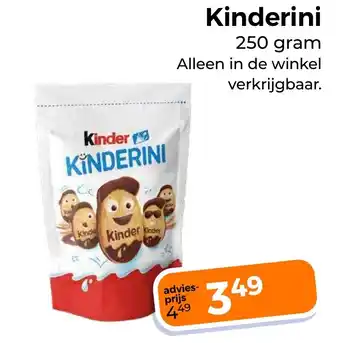 Trekpleister Kinderini aanbieding