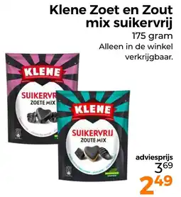 Trekpleister Klene Zoet en Zout mix suikervrij aanbieding