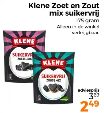 Trekpleister Klene Zoet en Zout mix suikervrij aanbieding