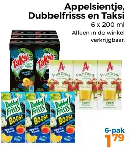 Trekpleister Appelsientje, Dubbelfrisss en Taksi aanbieding