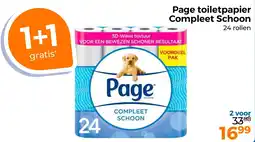 Trekpleister Page toiletpapier Compleet Schoon aanbieding