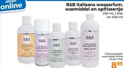 Trekpleister B&B Italiaans wasparfum, wasmiddel en opfrissertje aanbieding