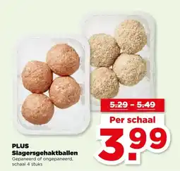 PLUS Plus Slagersgehaktballen aanbieding