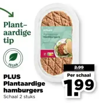 PLUS Plus Plantaardige hamburgers aanbieding