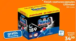 Trekpleister Finish vaatwascapsules Ultimate aanbieding