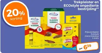 Trekpleister Trekpleister en ECOstyle ongedierte bestrijding aanbieding