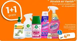Trekpleister Airwick en Vanish aanbieding