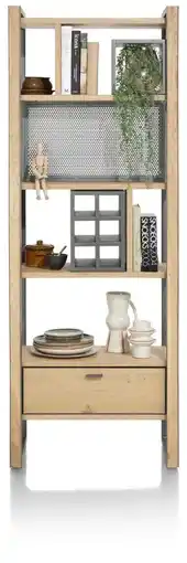 Henders & Hazel Shimanto, roomdivider 70 cm - 1-lade t&t + 7-niches + 6-wijnvakken aanbieding