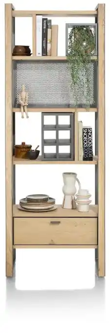 Henders & Hazel Shimanto, roomdivider 70 cm - 1-lade t&t + 7-niches + 6-wijnvakken aanbieding
