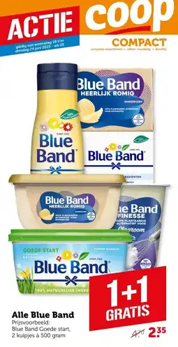 Coop Alle Blue Band aanbieding