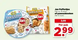 PLUS Jan Poffertjes of Pannenkoeken aanbieding