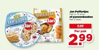 PLUS Jan Poffertjes of Pannenkoeken aanbieding