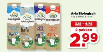 PLUS Arla Biologisch aanbieding