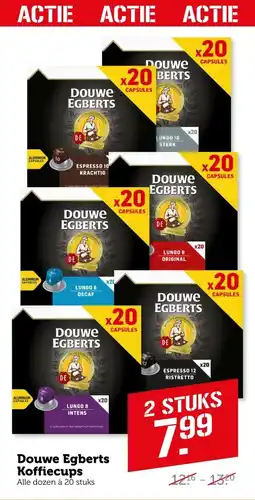Coop Douwe Egberts Koffiecups aanbieding
