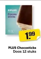 Coop PLUS Chocosticks aanbieding