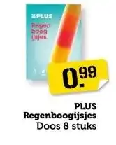 Coop PLUS Regenboogijsjes aanbieding