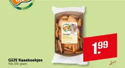 Coop GIJS Kaaskoekjes aanbieding