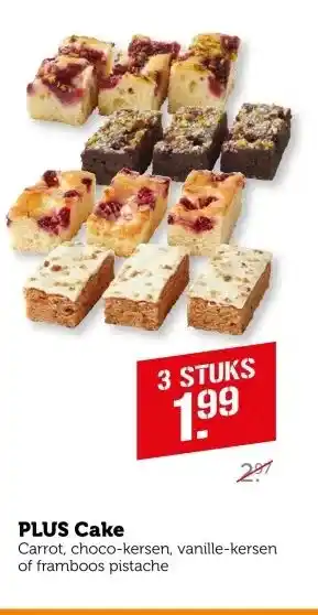 Coop PLUS Cake aanbieding
