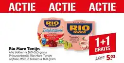 Coop Rio Mare Tonijn aanbieding