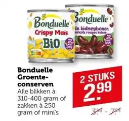 Coop Bonduelle Groente conserven aanbieding