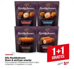 Coop Alle Kwekkeboom Oven & airfryer snacks aanbieding