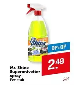 Coop Mr. Shine Superontvetter spray aanbieding
