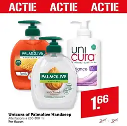 Coop Unicura of Palmolive Handzeep aanbieding