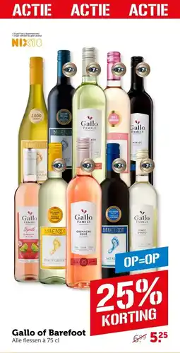 Coop Gallo of Barefoot aanbieding