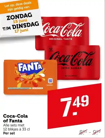 Coop Coca-Cola of FANTA aanbieding