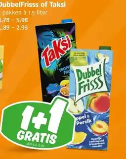 Poiesz DubbelFrisss of Taksi aanbieding